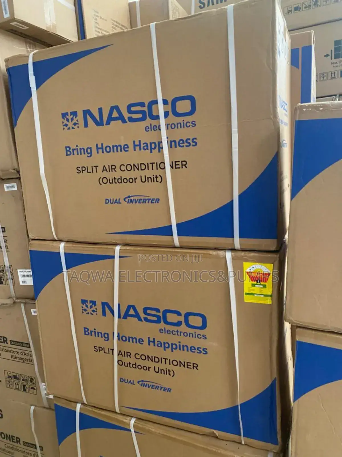 White Dual Inverter Nasco 1.5hp Air Conditioner