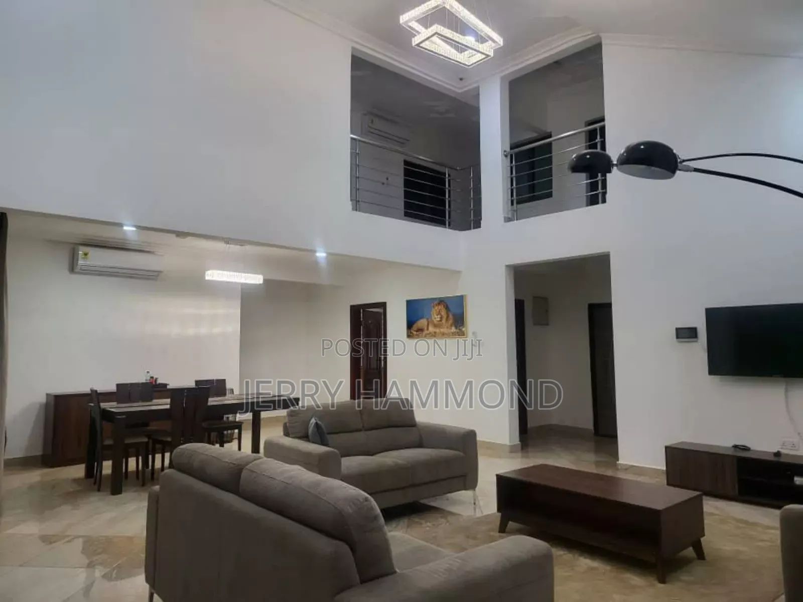 Furnished 5bdrm House in Airport Residential for rent