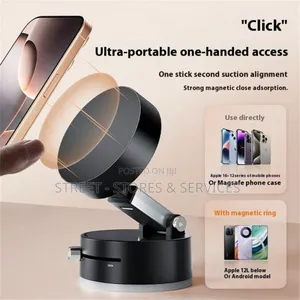 Magnetic Vacuum Phone Holder