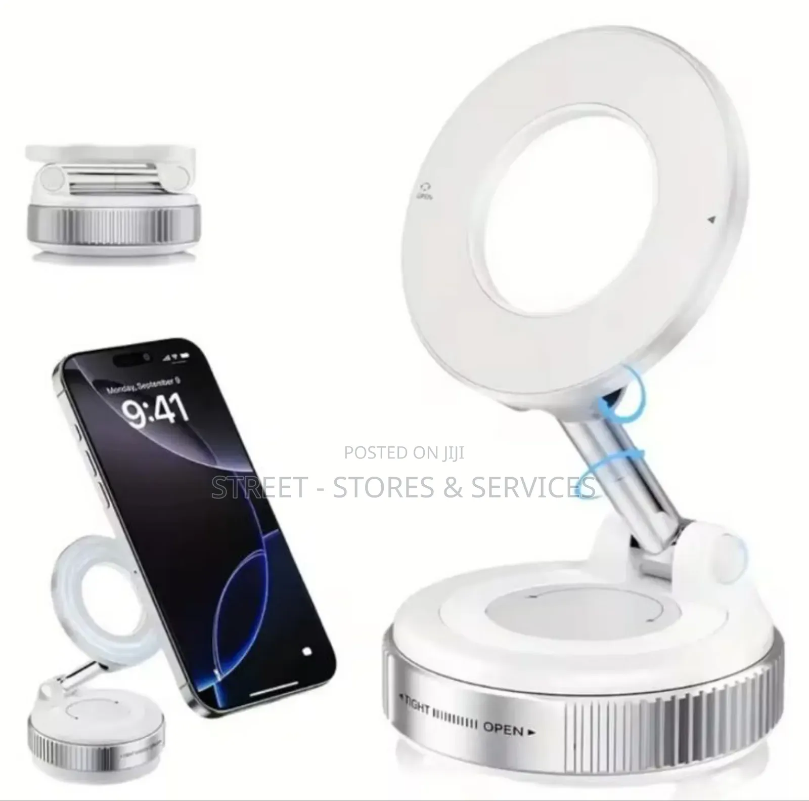Magnetic Vacuum Phone Holder
