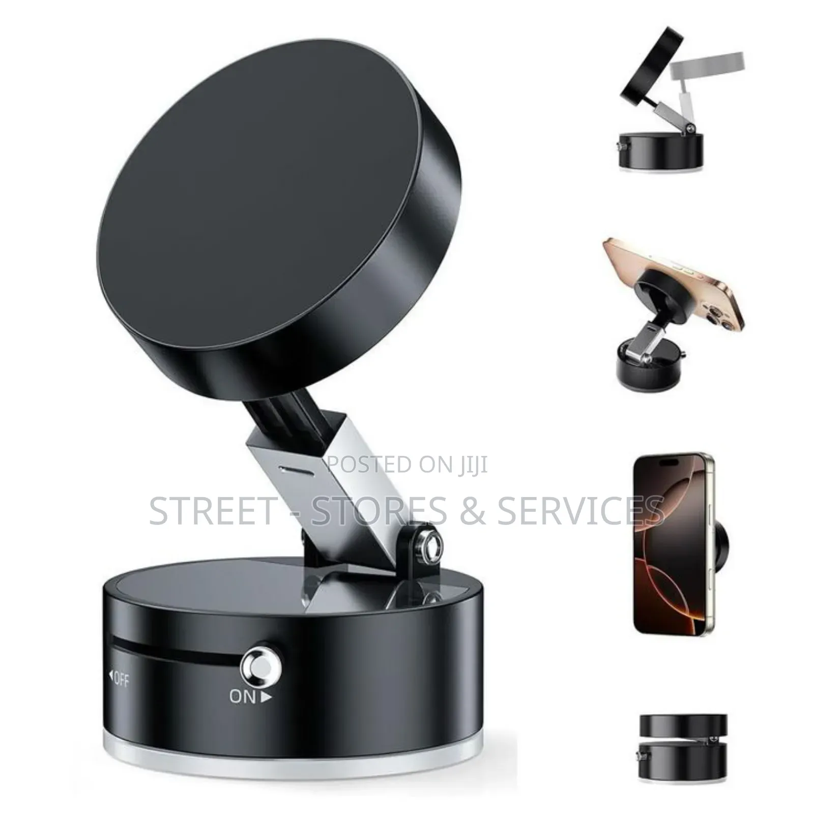 Magnetic Vacuum Phone Holder