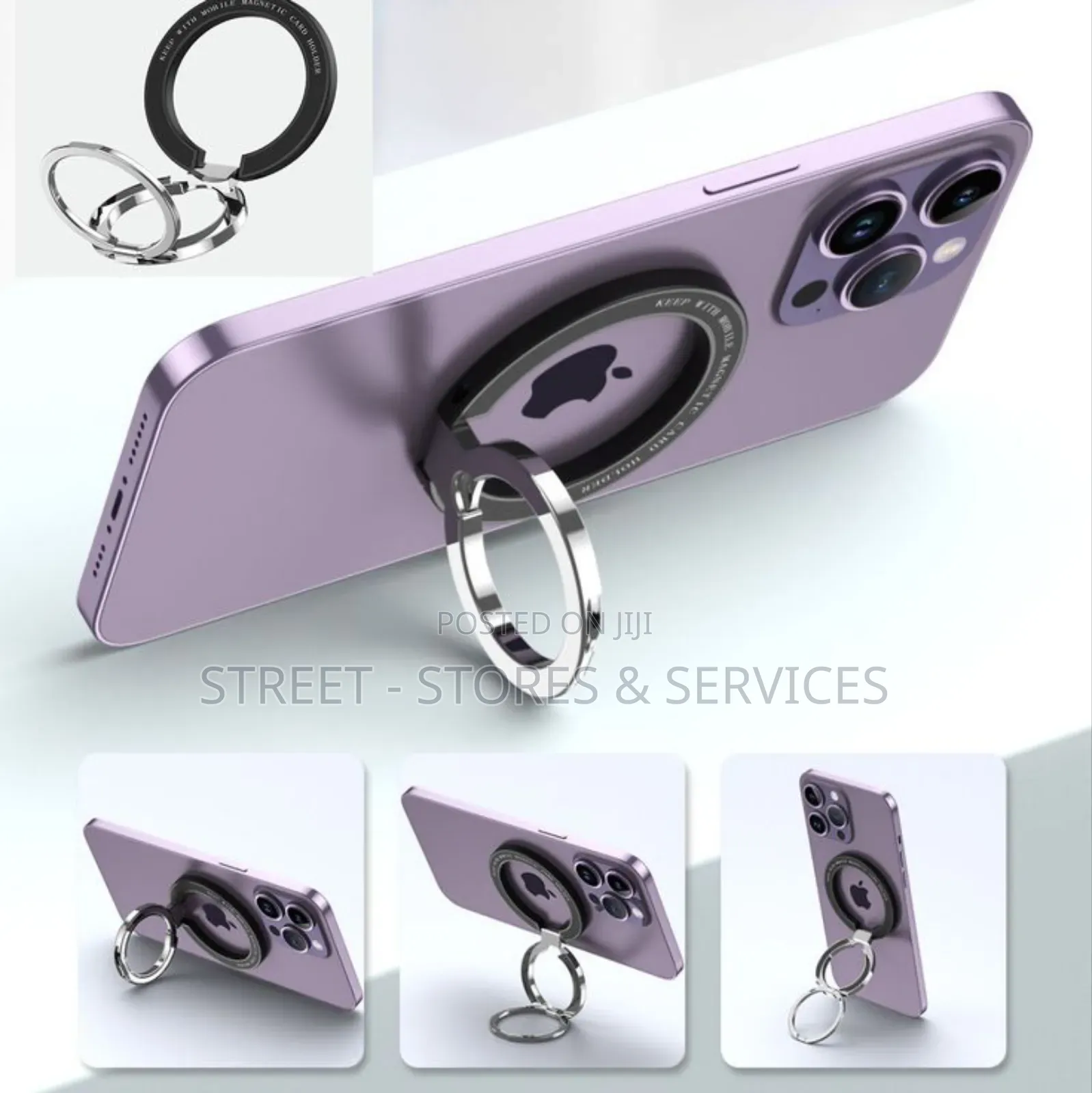 Magnetic Vacuum Phone Holder