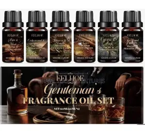 Gentleman’S Fragrance Oil for Aroma Diffuser 10ml Each - 6 Pieces
