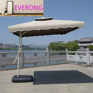 Nice Khaki Colour Garden Umbrella