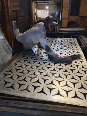 Galvanized Metal Plate With Laser-Cut Design