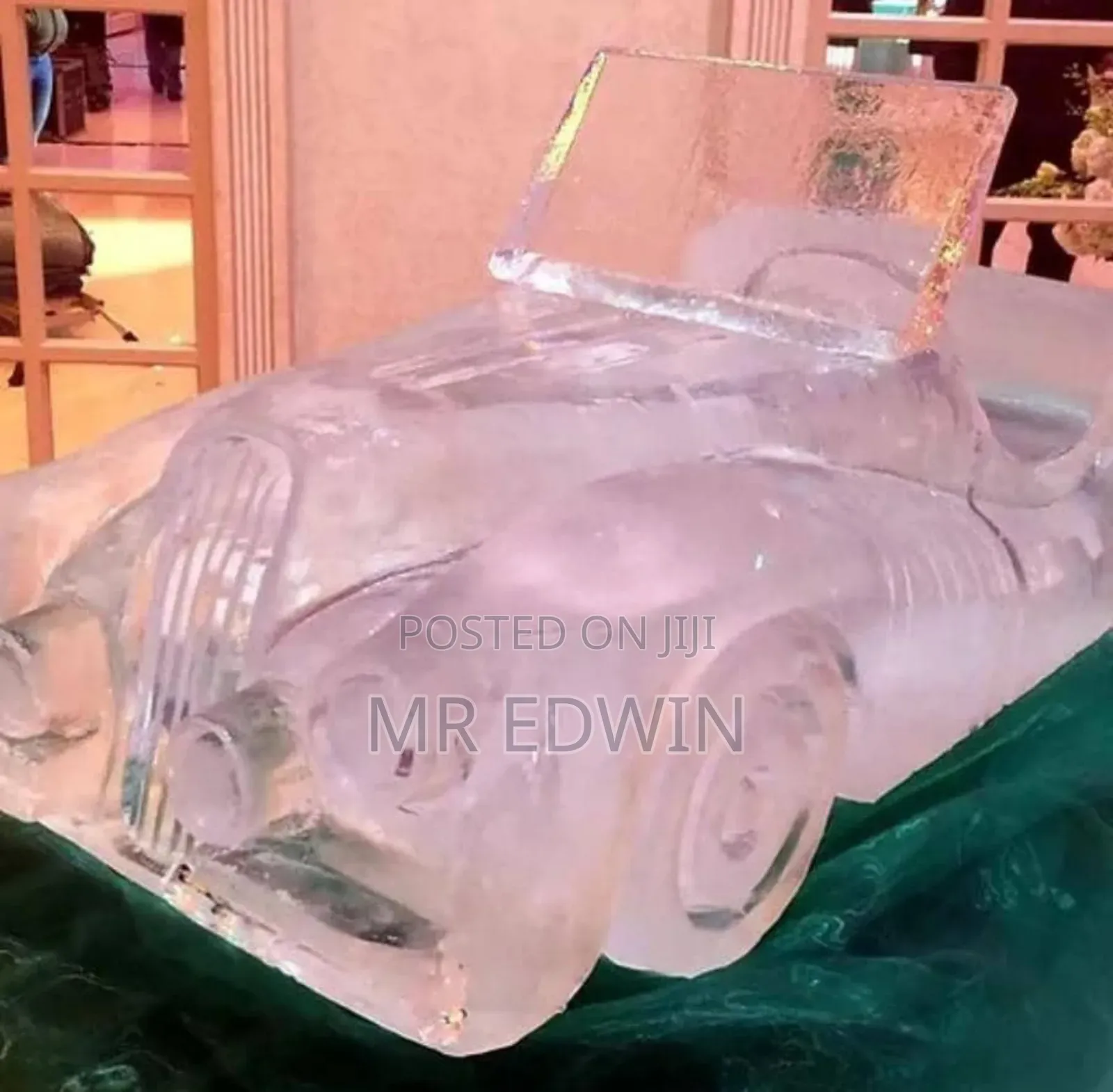 Ice Cubes And Dry Ice