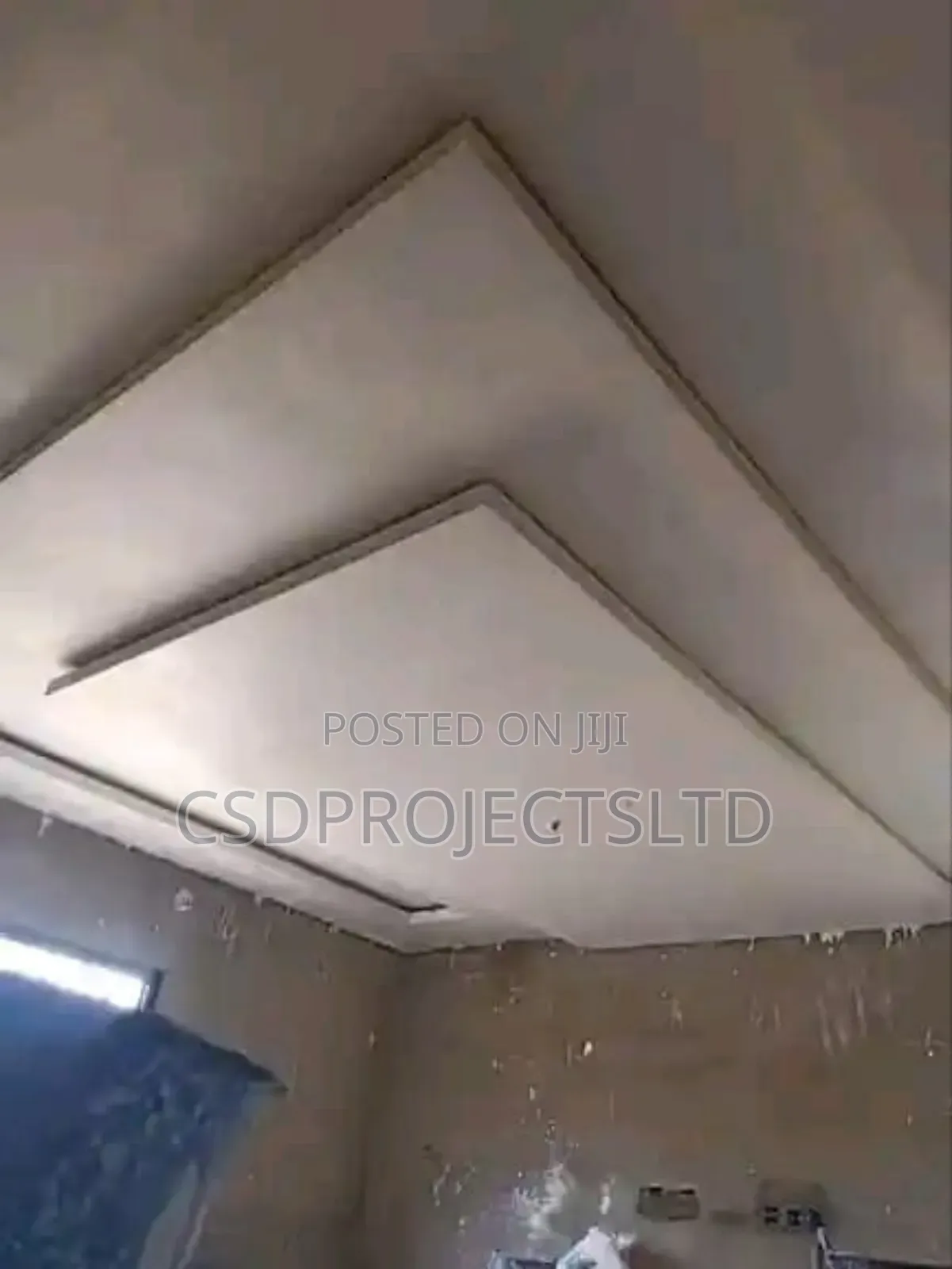 Pop Ceiling Painting,Wall Skimming,Tv Stand Design