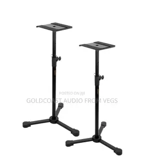 Yamaha Hs8i Powered Studio Monitors With Stands and Isolation Pads Kit