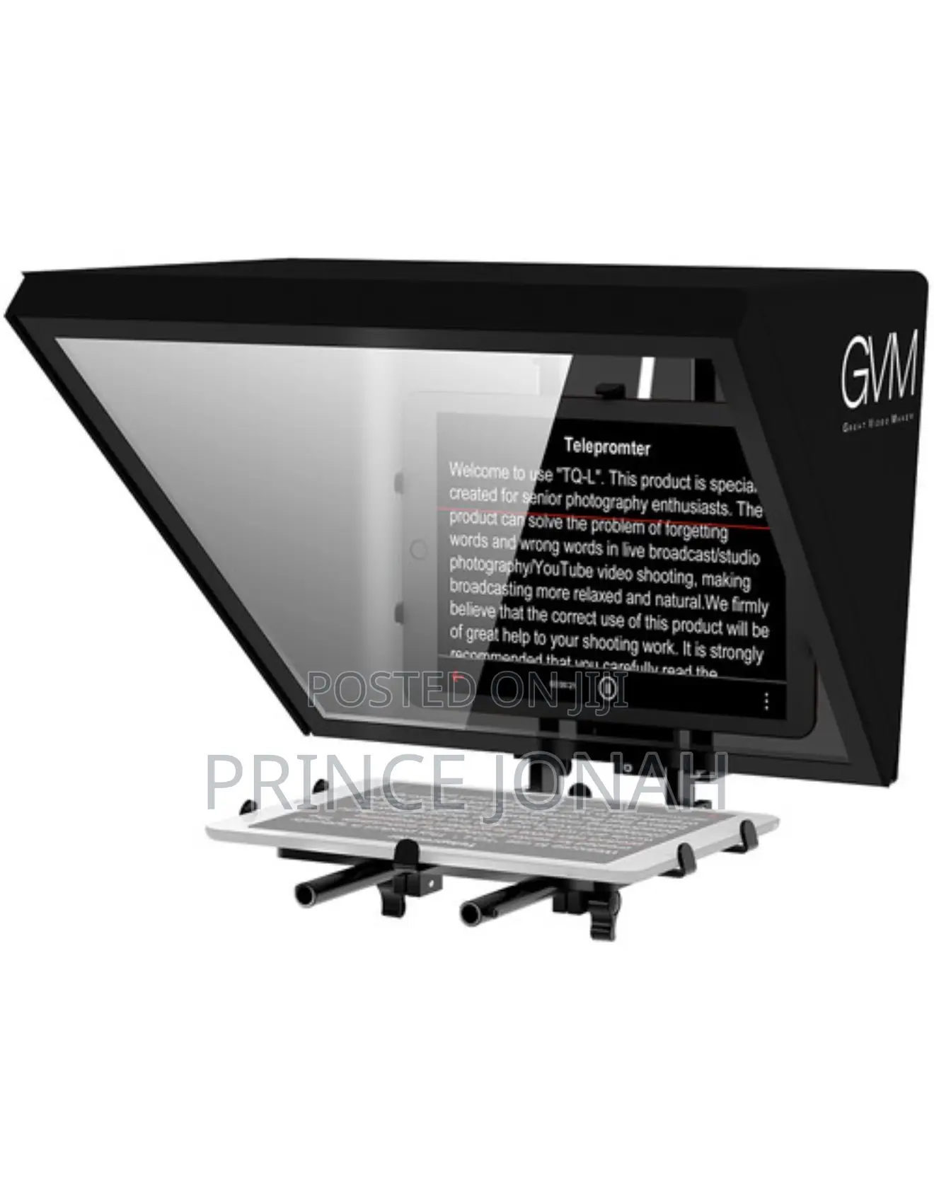 Rent/Hire GVM Teleprompter for Tablets, Smartphones App Accra Ghana.