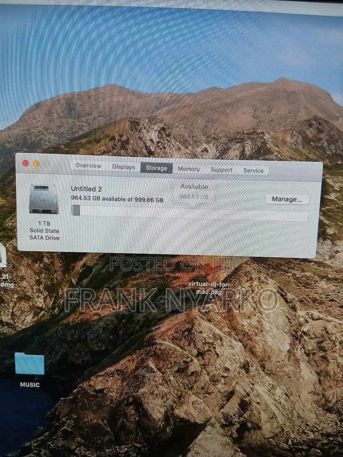 Desktop Computer Apple iMac 8GB Intel Core i5 SSD 1T