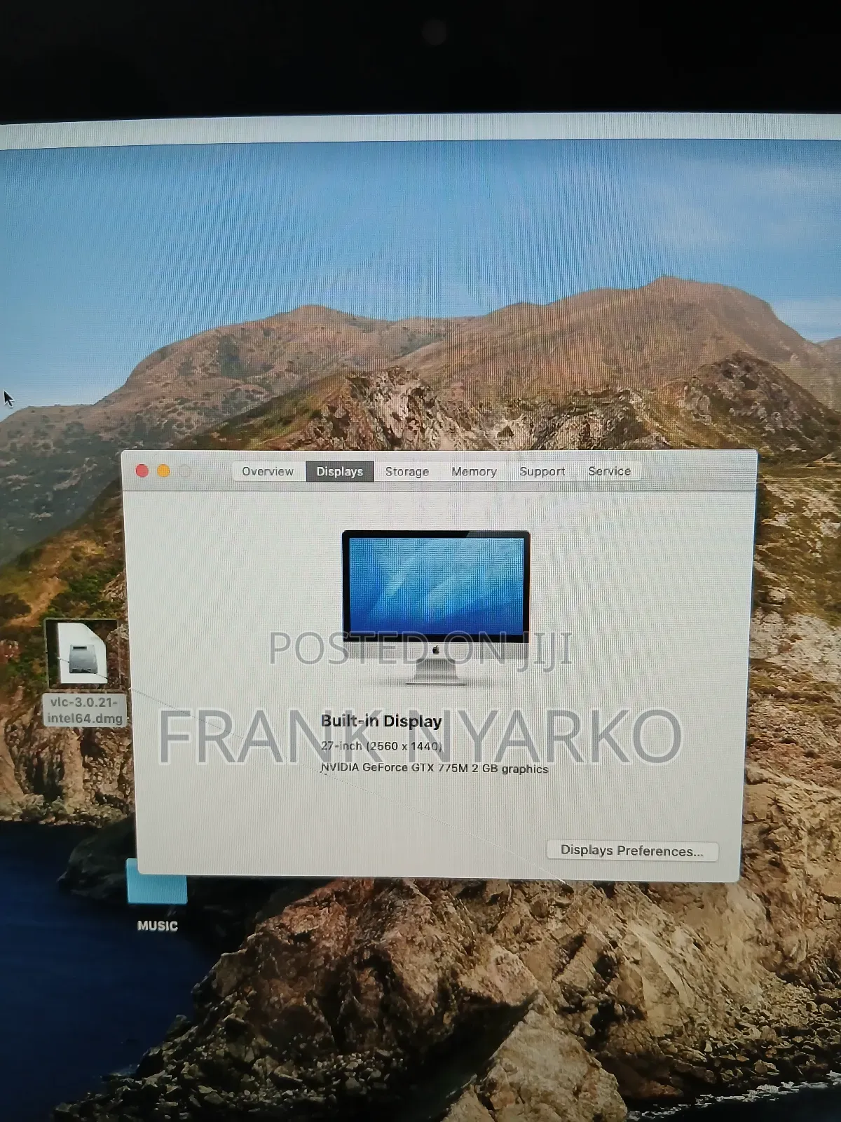 Desktop Computer Apple iMac 8GB Intel Core i5 SSD 1T