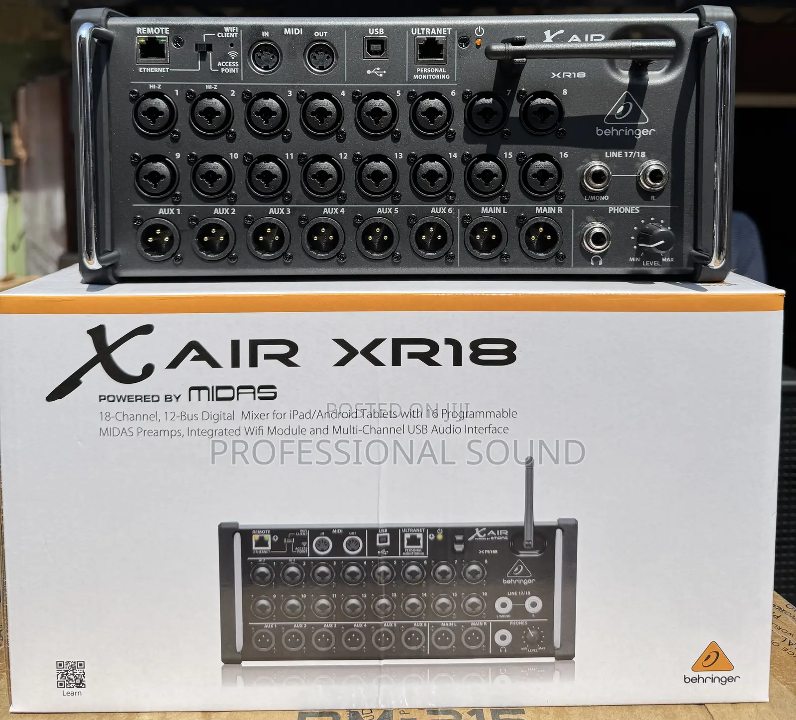 Behringer X Air Xr18 18-Channel Digital Mixer.