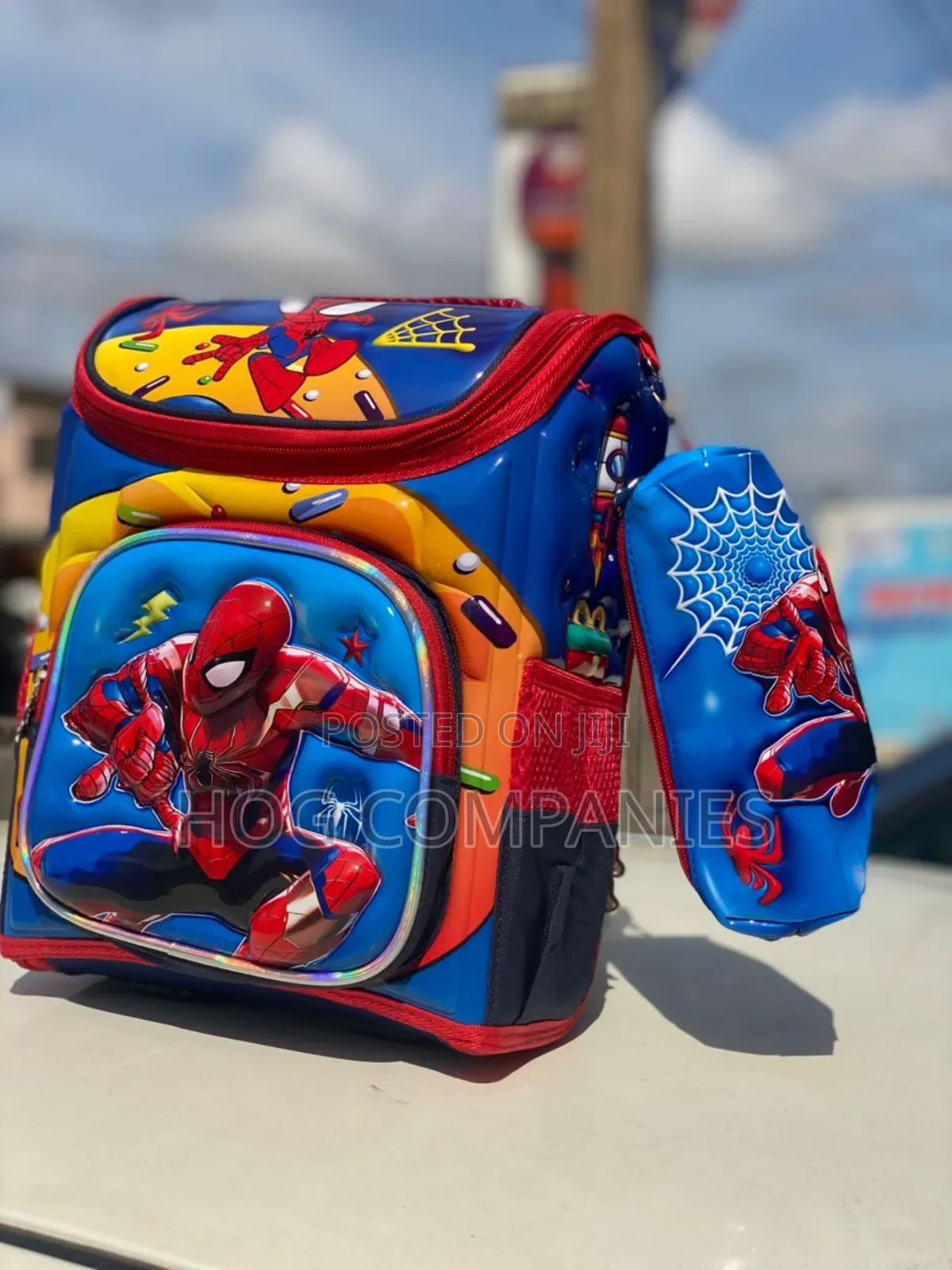 Children's 3d Spider-Man School Bag