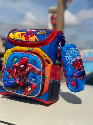 Children's 3d Spider-Man School Bag