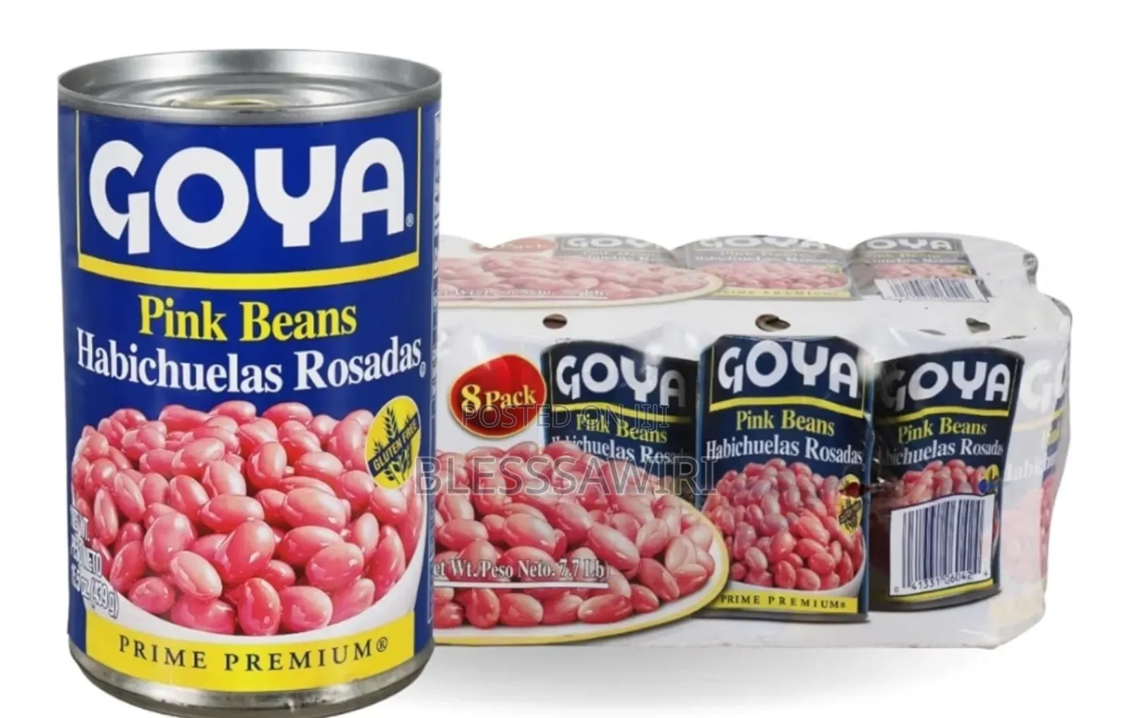Goya Pink Beans, 15.5 Ounce (Pack of 8)