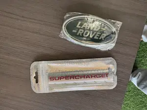 Range Rover Super Charged Logo and Discovery Logo