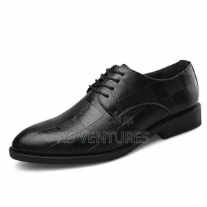 Lace-Up Dress Shoes for Business or Wedding Suit - Black