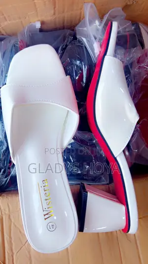 Block Slippers Heels