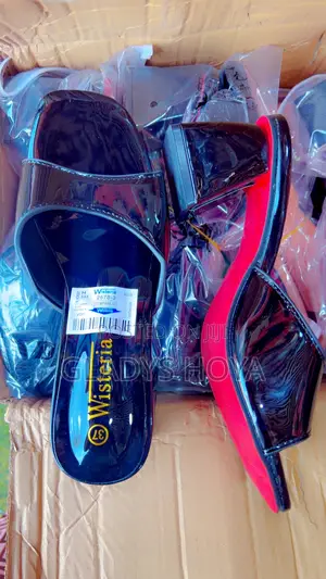 Block Slippers Heels