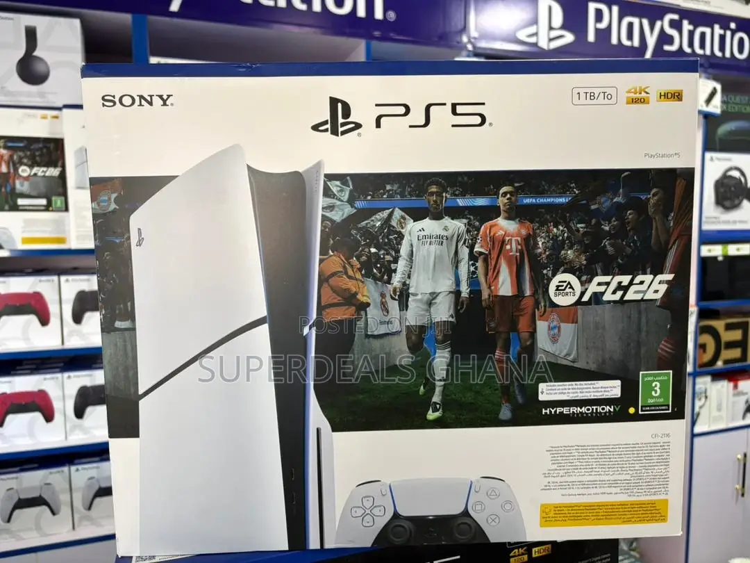Playstation 5 Slim Standard Edition With Fc26 Game