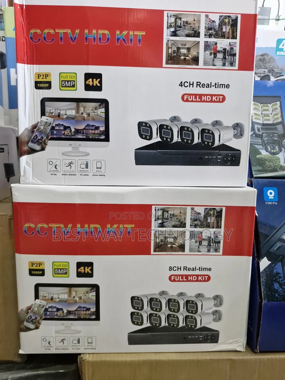 8ch Kit 5mp Full Colour With Voice