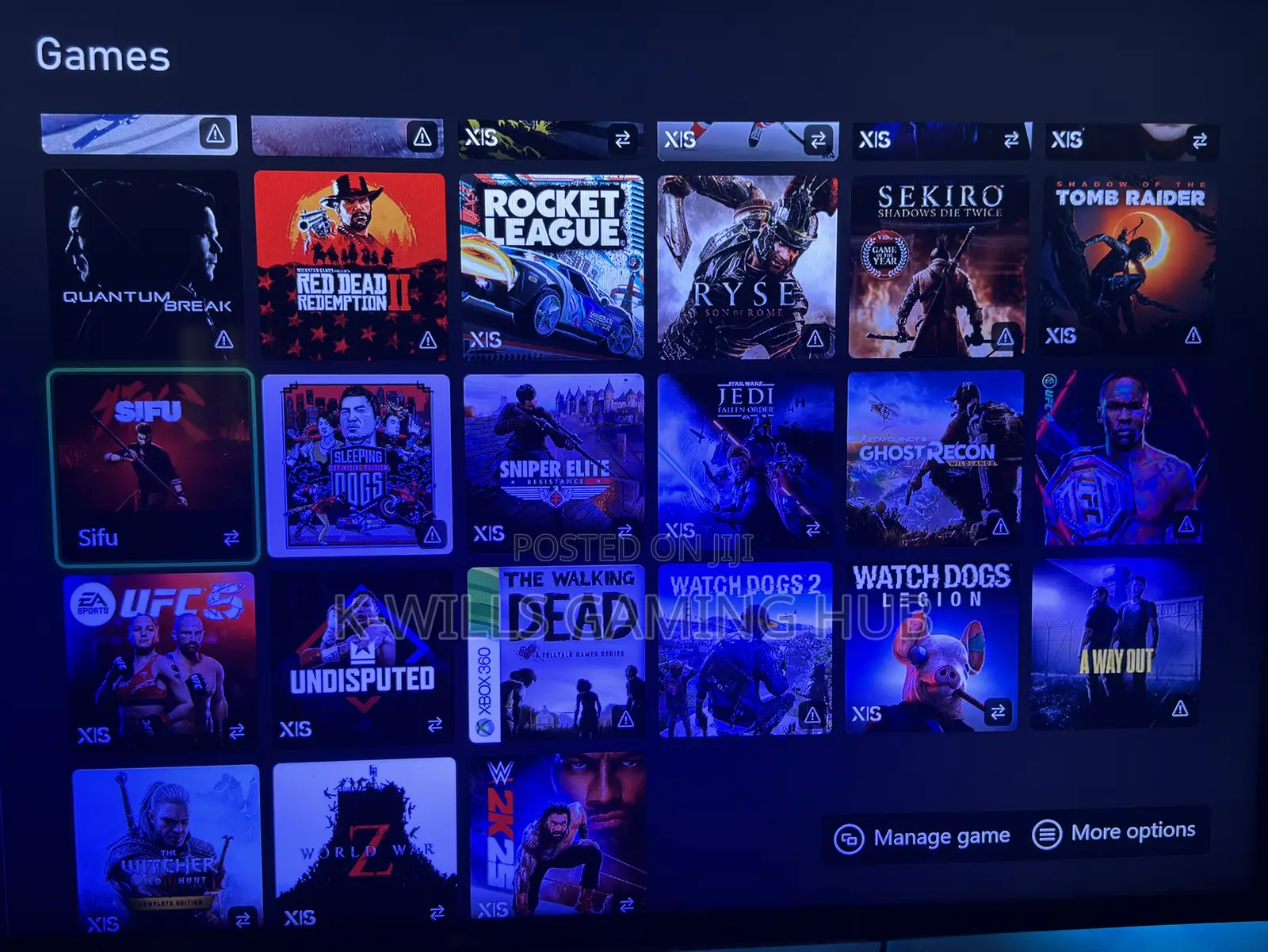 Xbox One/Series Games Installation