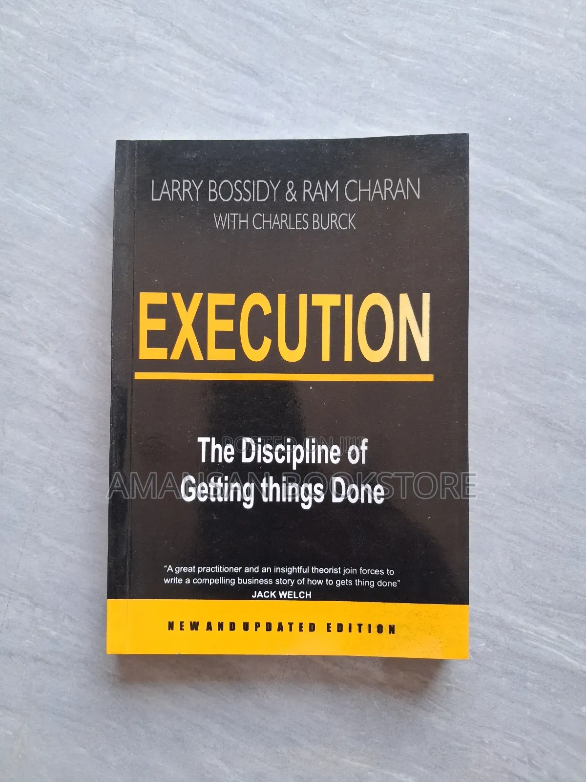 Execution: The Discipline of Getting Things Done (Black Cover)