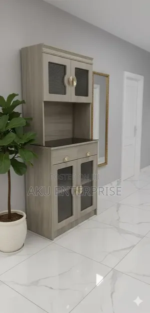 Kitchen Cabinet, Conner Cabinet, Storage Shelves