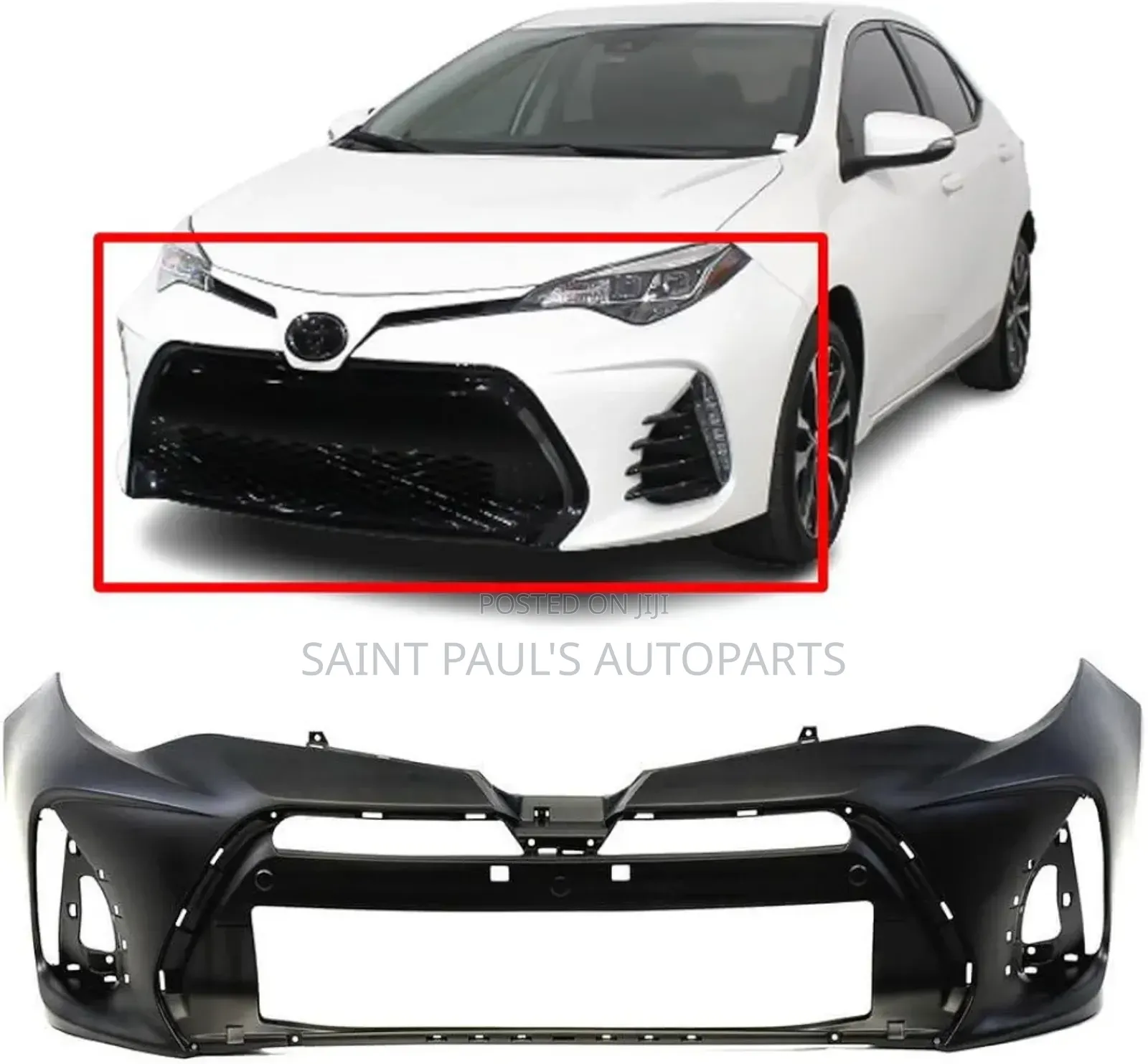 Corolla 2017 Front Bumper Complete