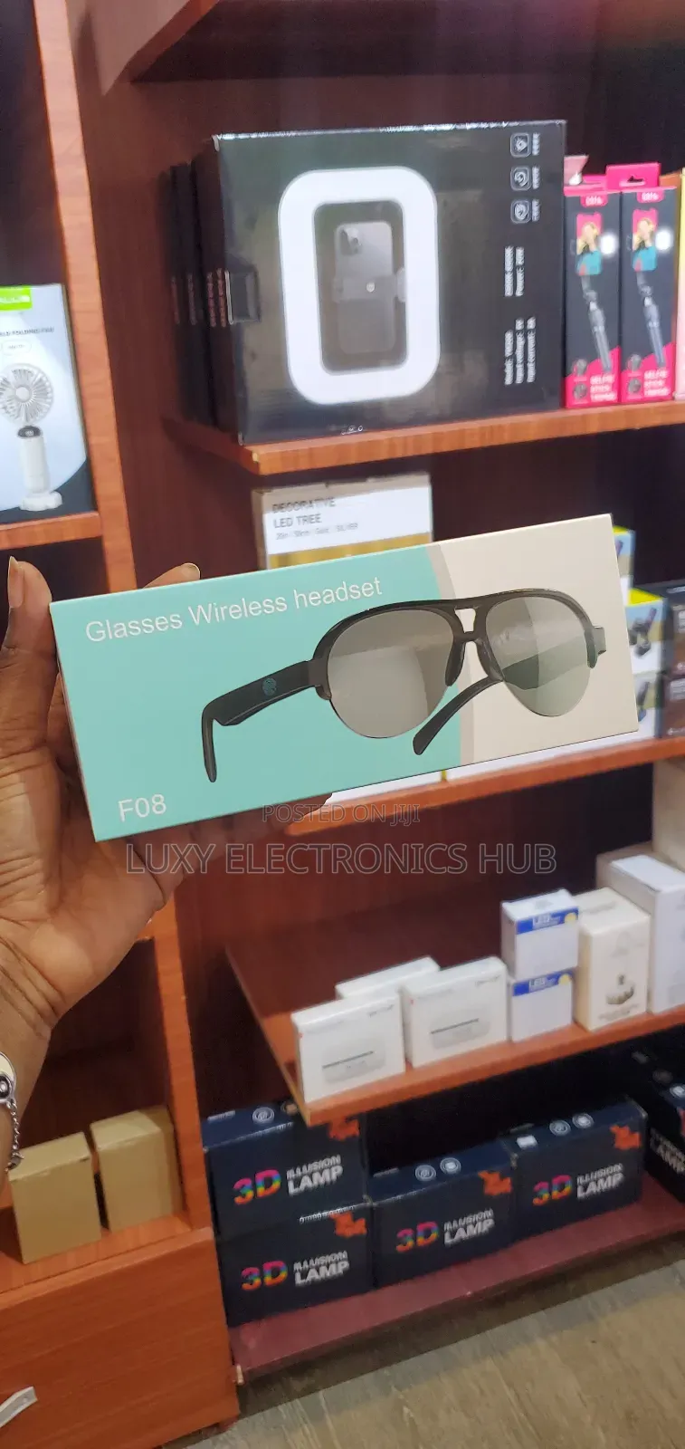 F08 Glass Wireless Headset/Speaker