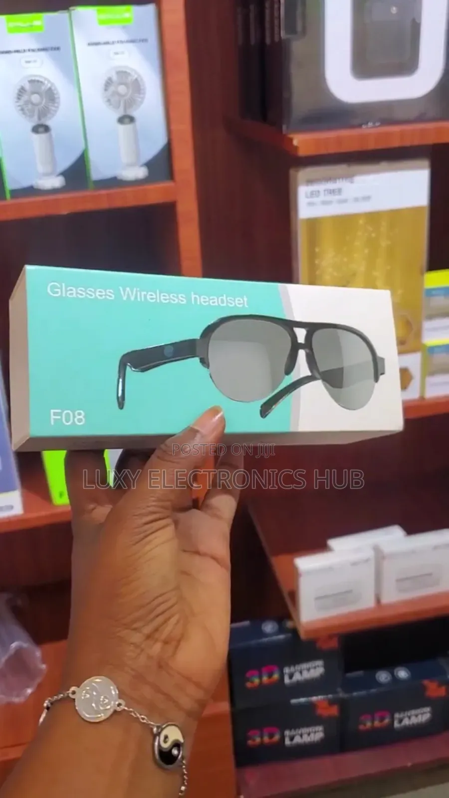 F08 Glass Wireless Headset/Speaker