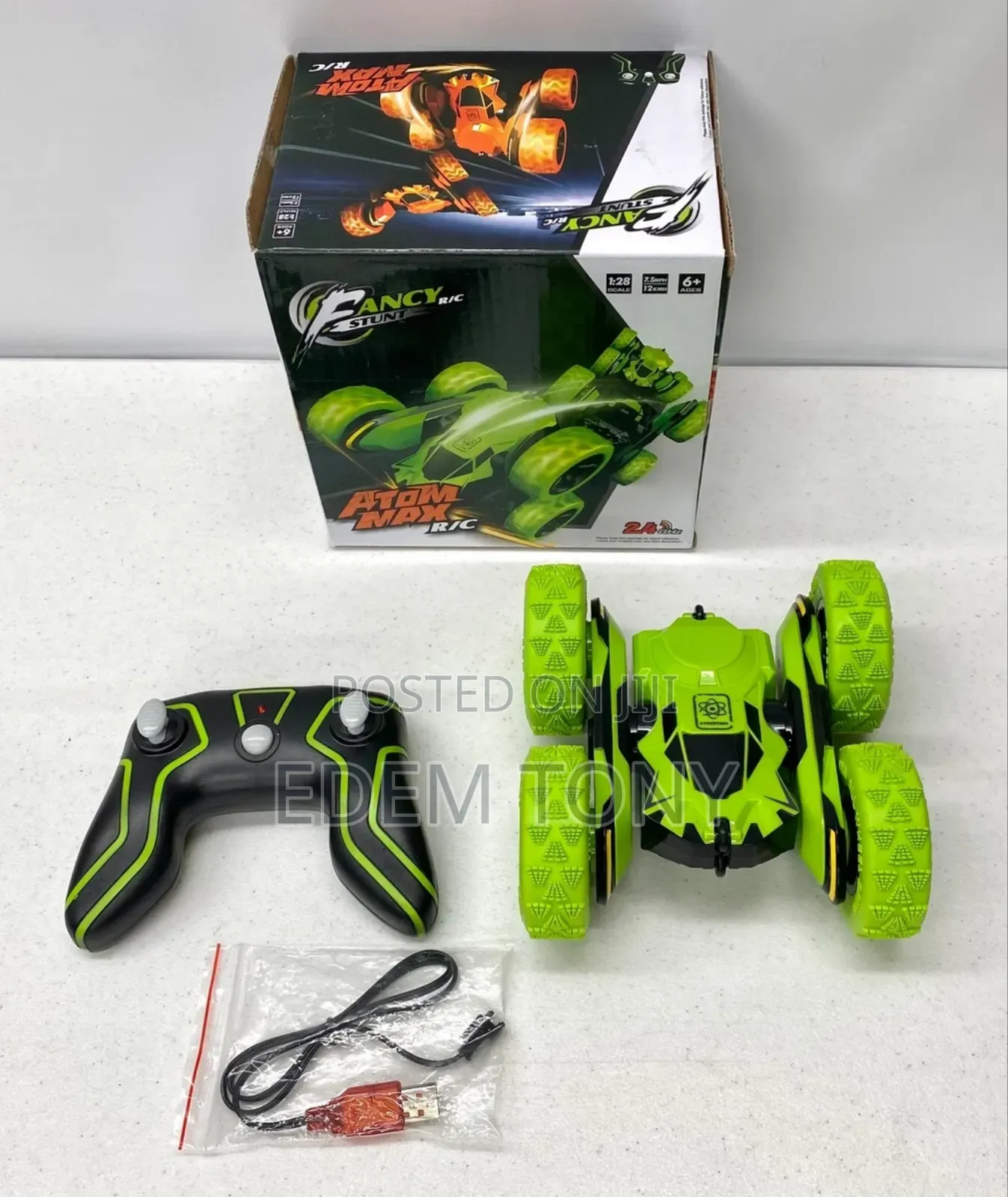 Fancy Stunt Atomic Max R/C Stunt Car~360o Double Sided Flips Rotating ...