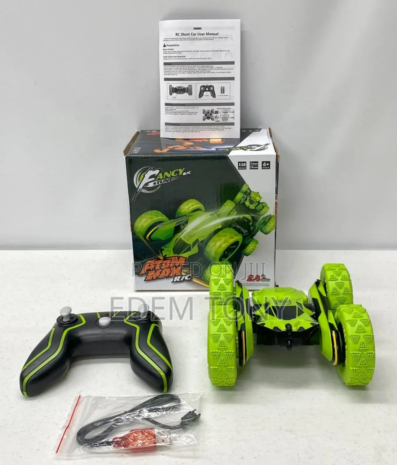 Fancy Stunt Atomic Max R/C Stunt Car~360o Double Sided Flips Rotating ...