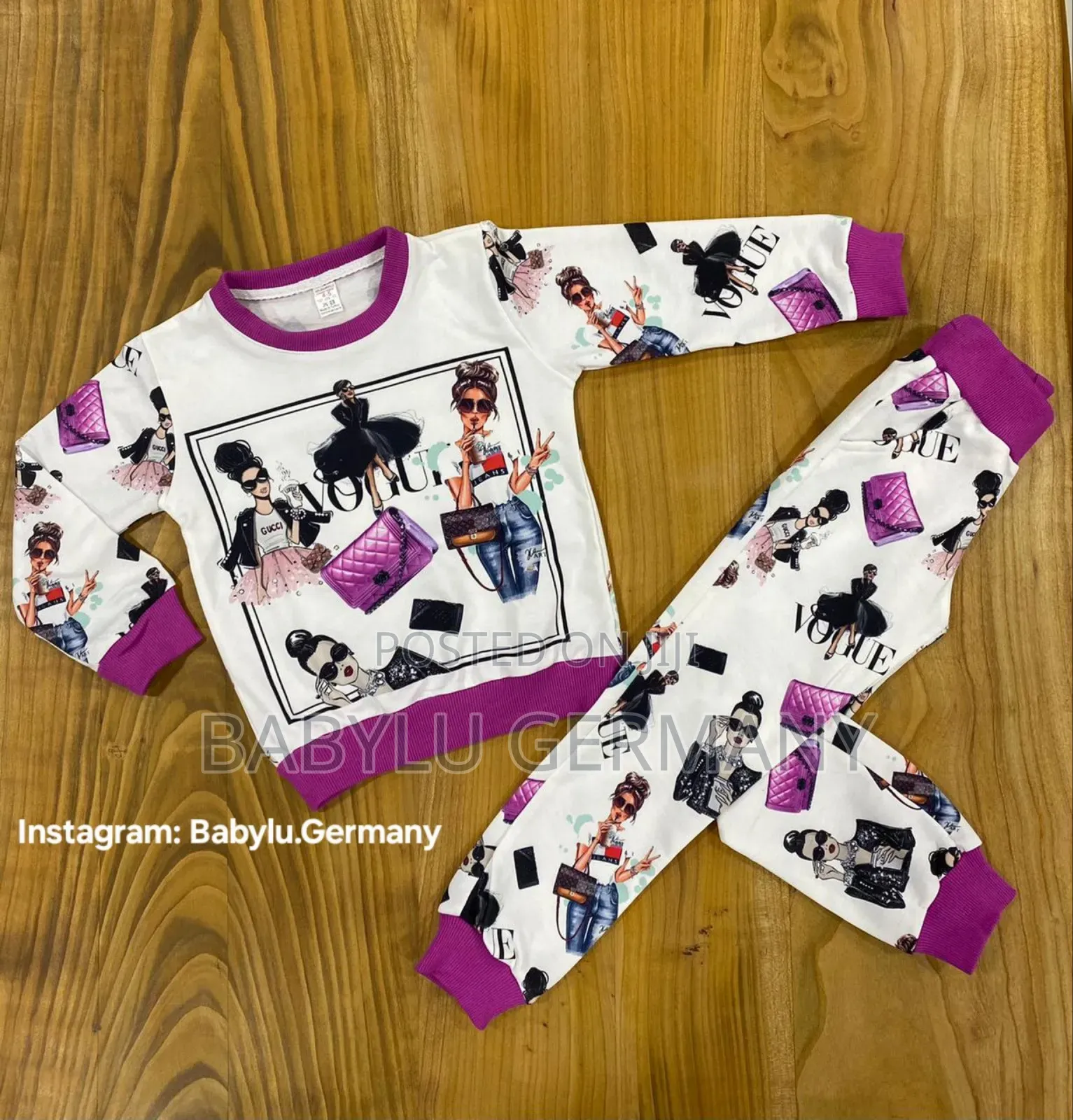 Turkey Imported Premium Jogger Set for Girls