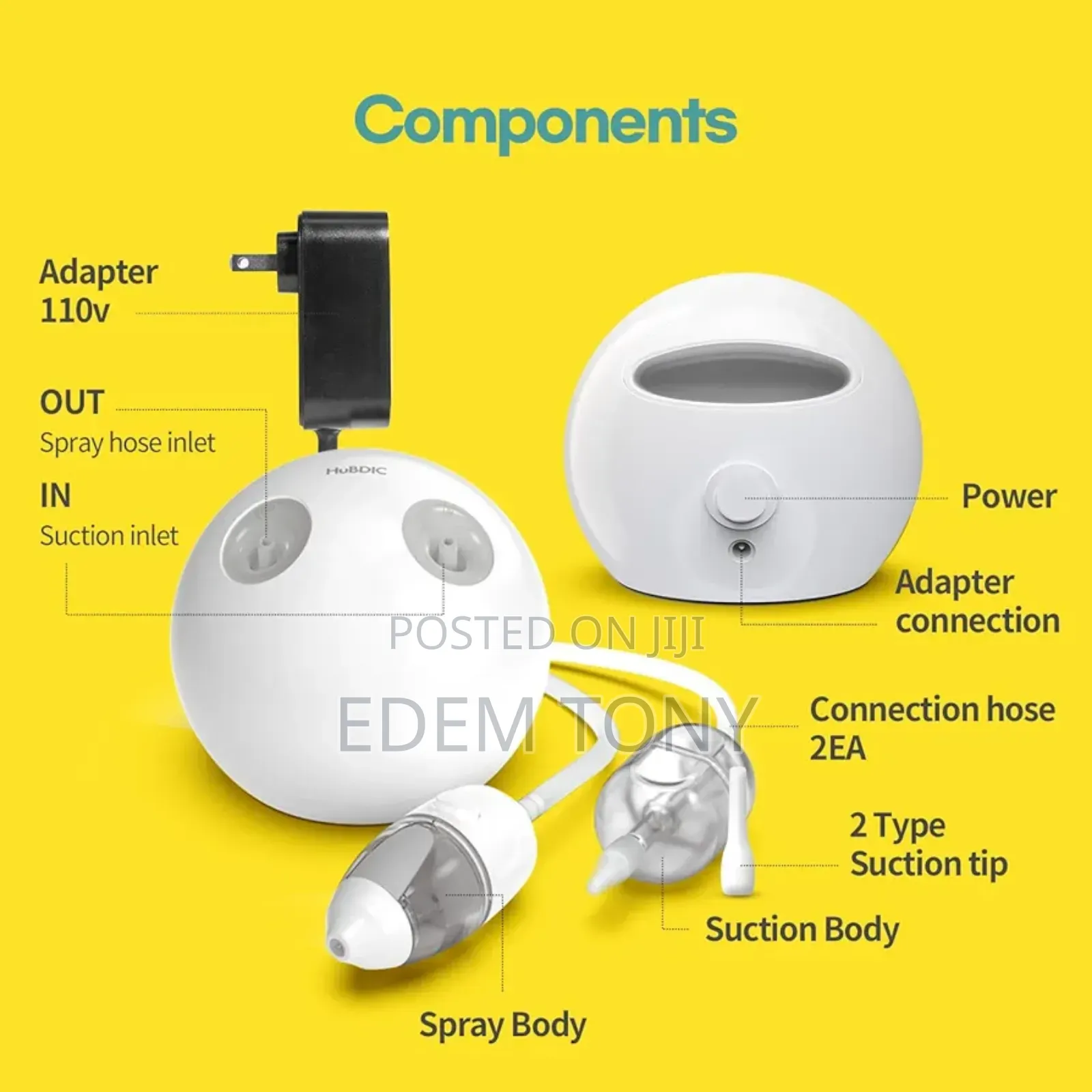 Hubdic Hna-1000 Electric Nasal Aspirator
