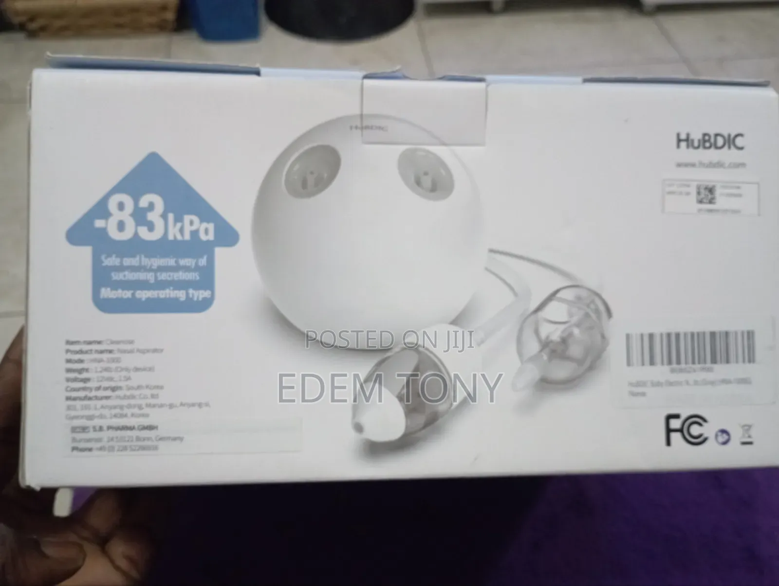 Hubdic Hna-1000 Electric Nasal Aspirator