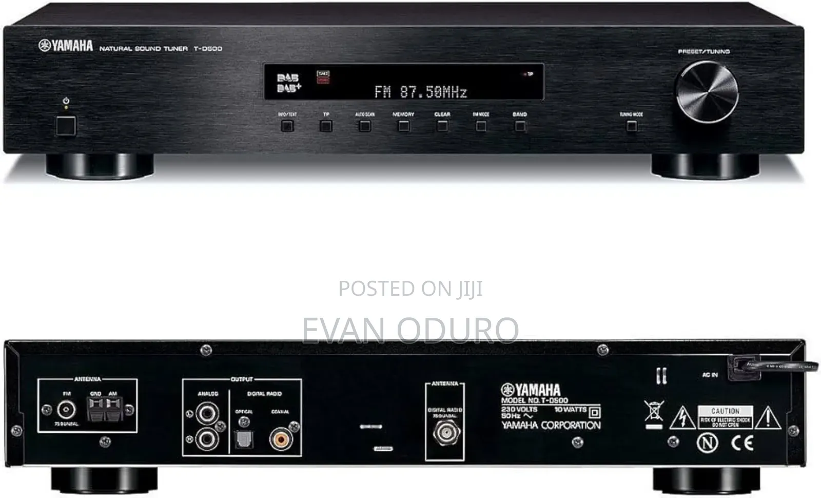Yamaha High-Performance Digital Tuner Radio With Cd-Quality Dab Sound.