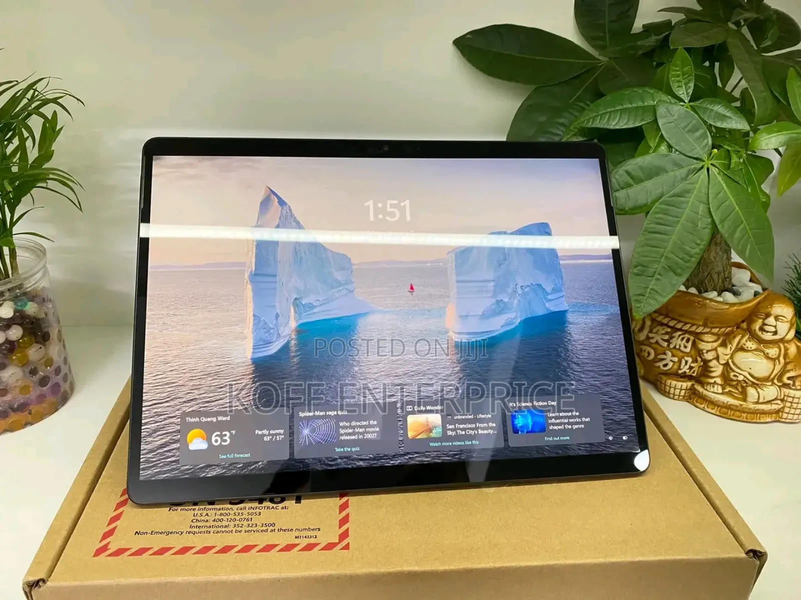 New Microsoft Surface Pro 256 GB Black for sale Price GH₵ 1,850 on