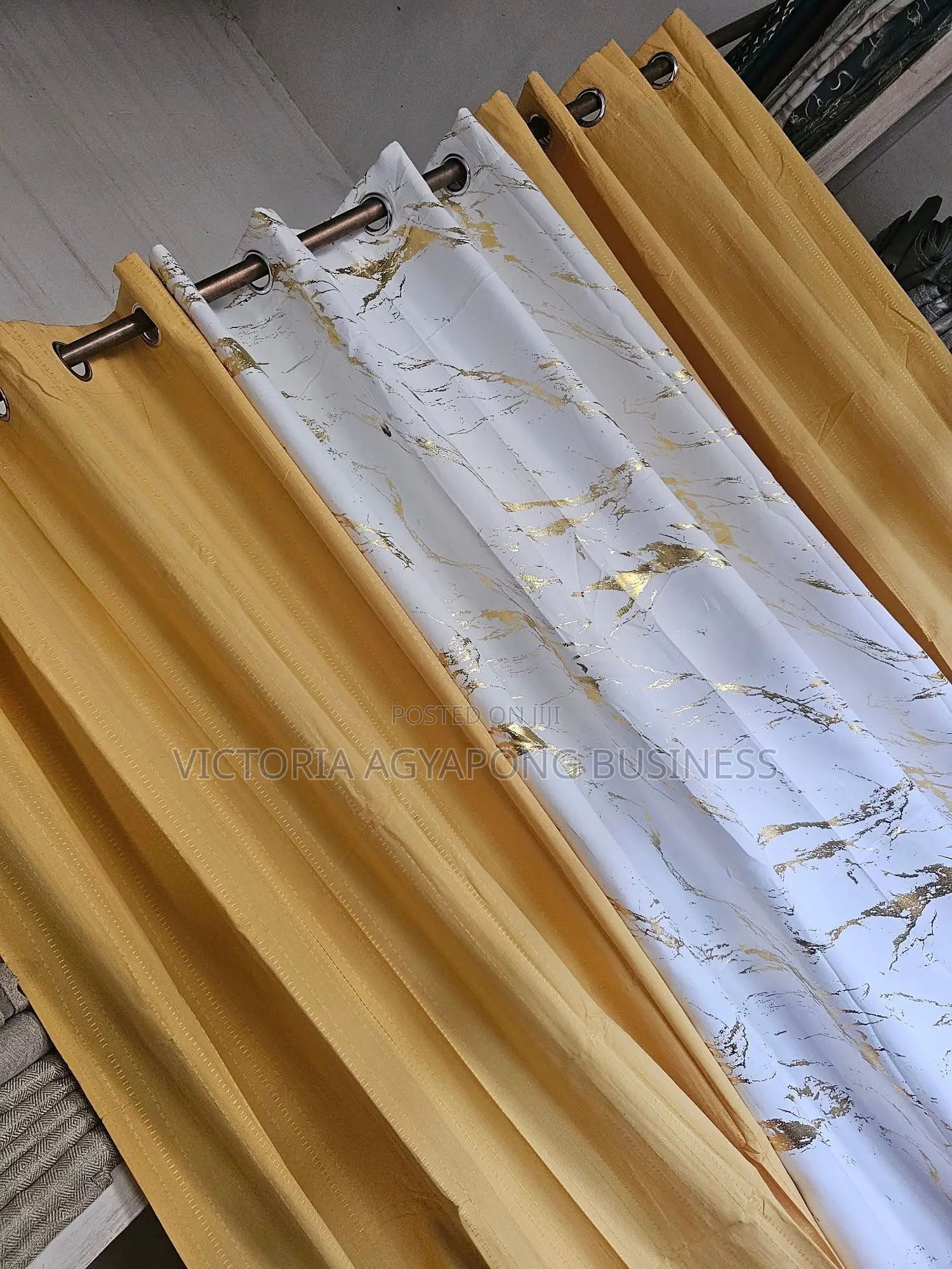 Beautiful Orange Curtains Available