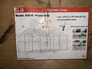 Large Heavy-Duty Chicken Coop (20ft × 10ft) – Brand New