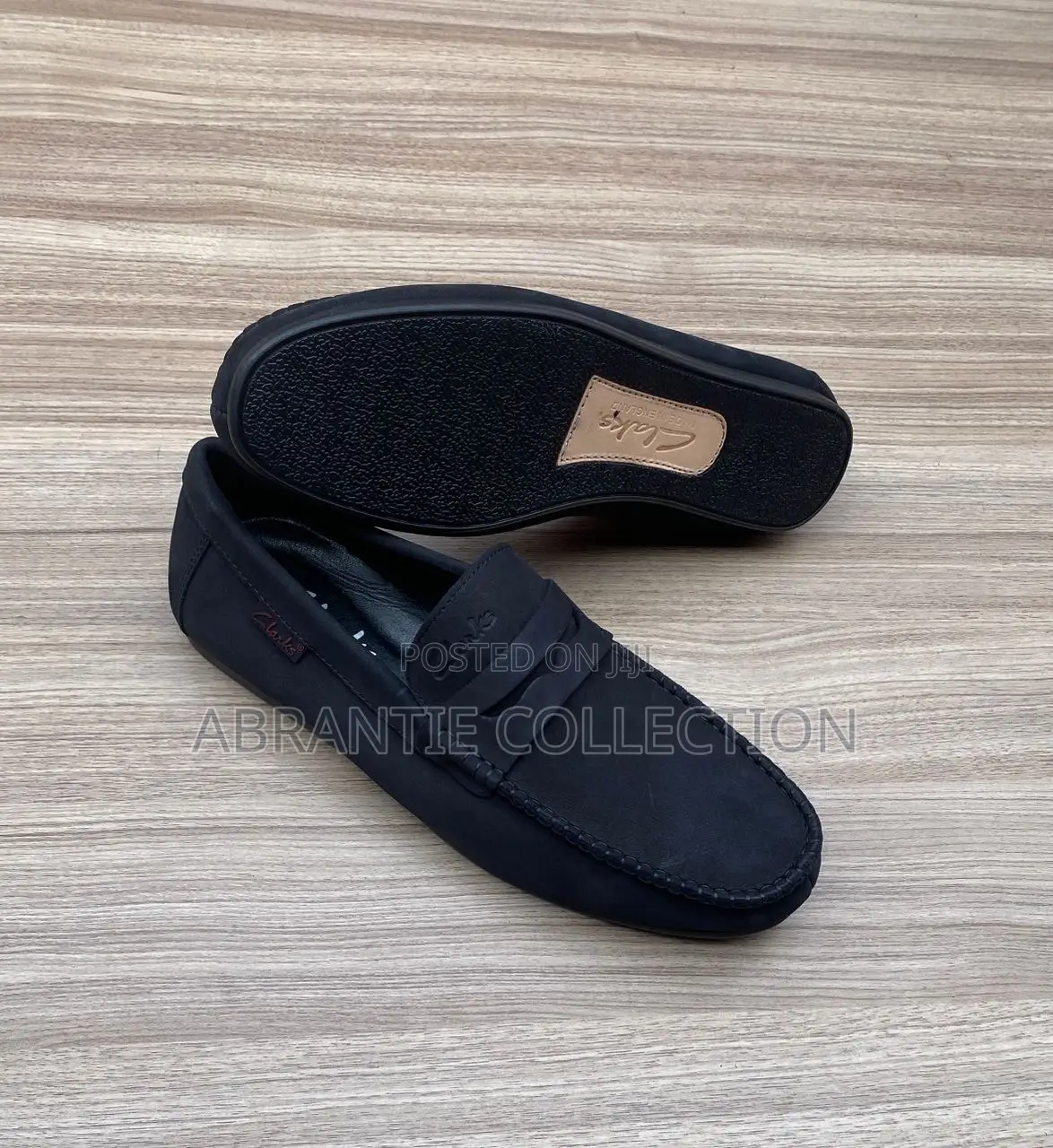 New Men’S Clarks Suede Loafers
