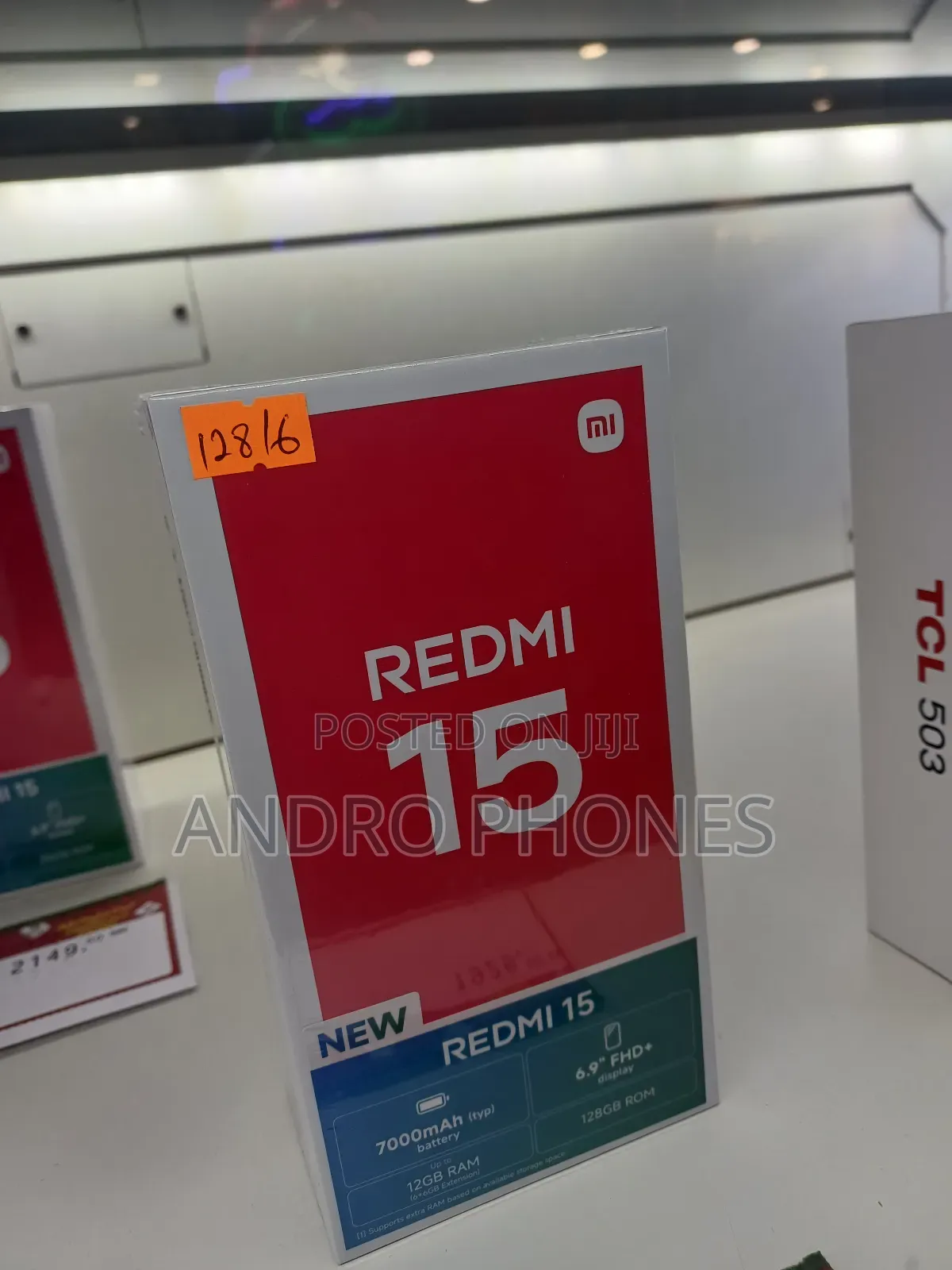 New Xiaomi Redmi 15 128 GB Black