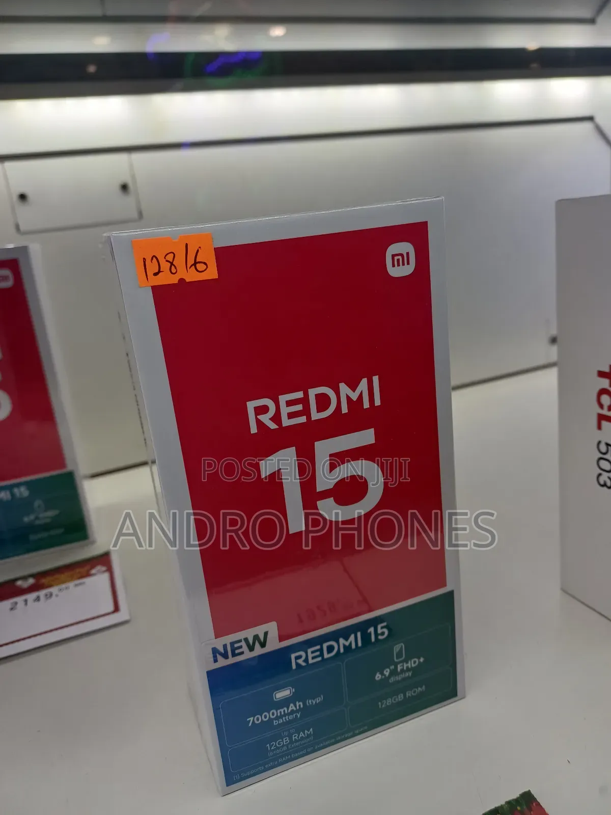 New Xiaomi Redmi 15 128 GB Black