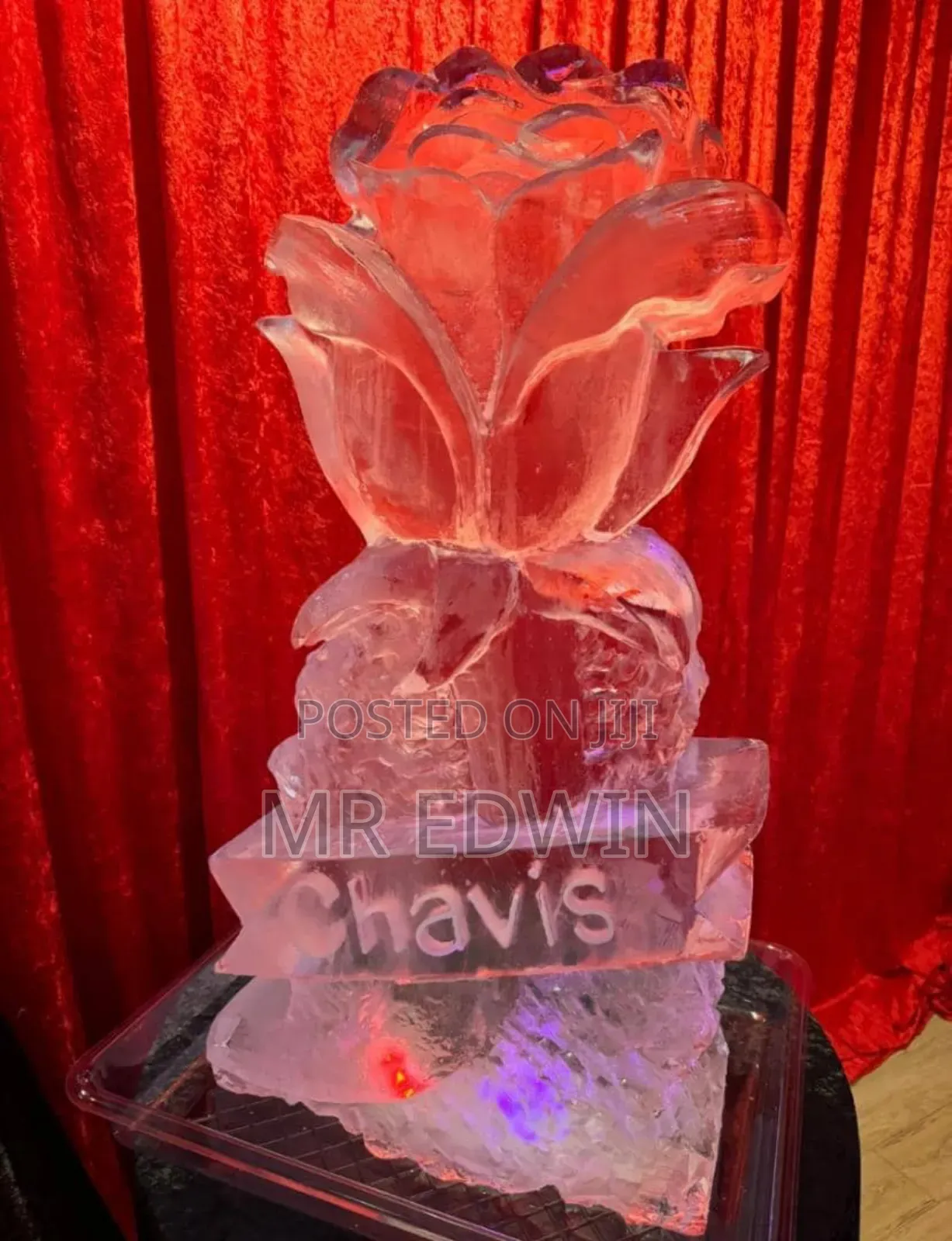 Ice Cubes And Dry Ice