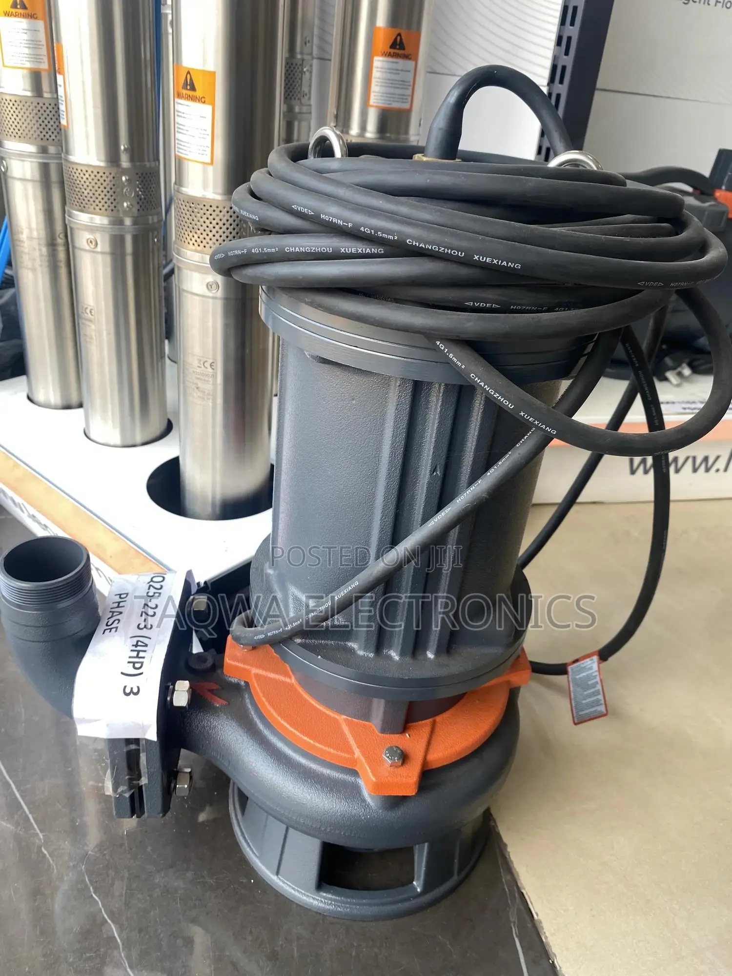 Size 65*50 Leo Sewage 4hp Pump