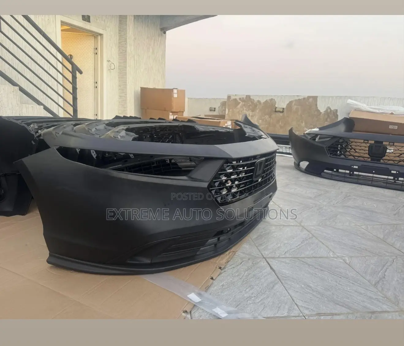 2023 Honda Accord Hybrid Sport 2.0l Oem Complete Front Bumper