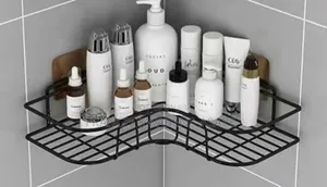 Bathroom Corner Rack Wall Mounted (Metel)