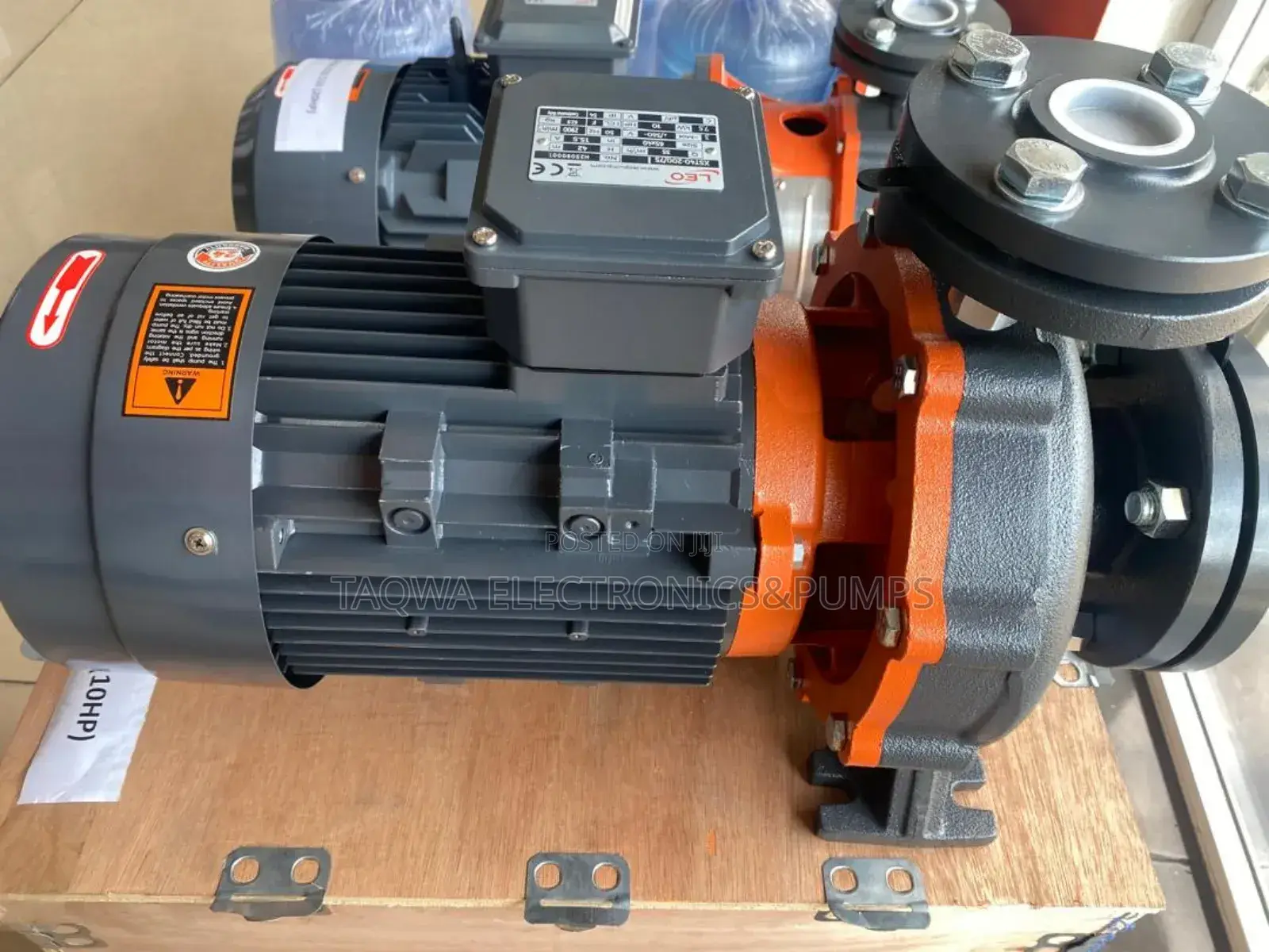 Pump With 7.6kw, 10hp, Leo Surface Pump