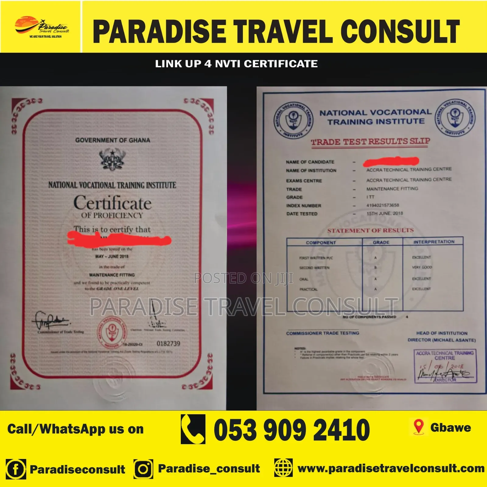 Link Up For Nvti Certificate To Support Visa Application