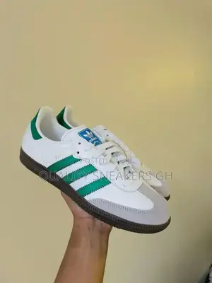 Samba Green and White